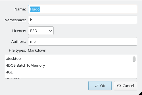 Snippet Repository in Kate