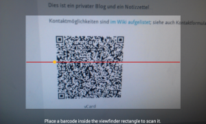 Barcode-Scanner â€“ Erkennung lÃ¤uft