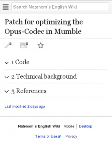 MediaWiki MobileFrontend Extension (Preview)