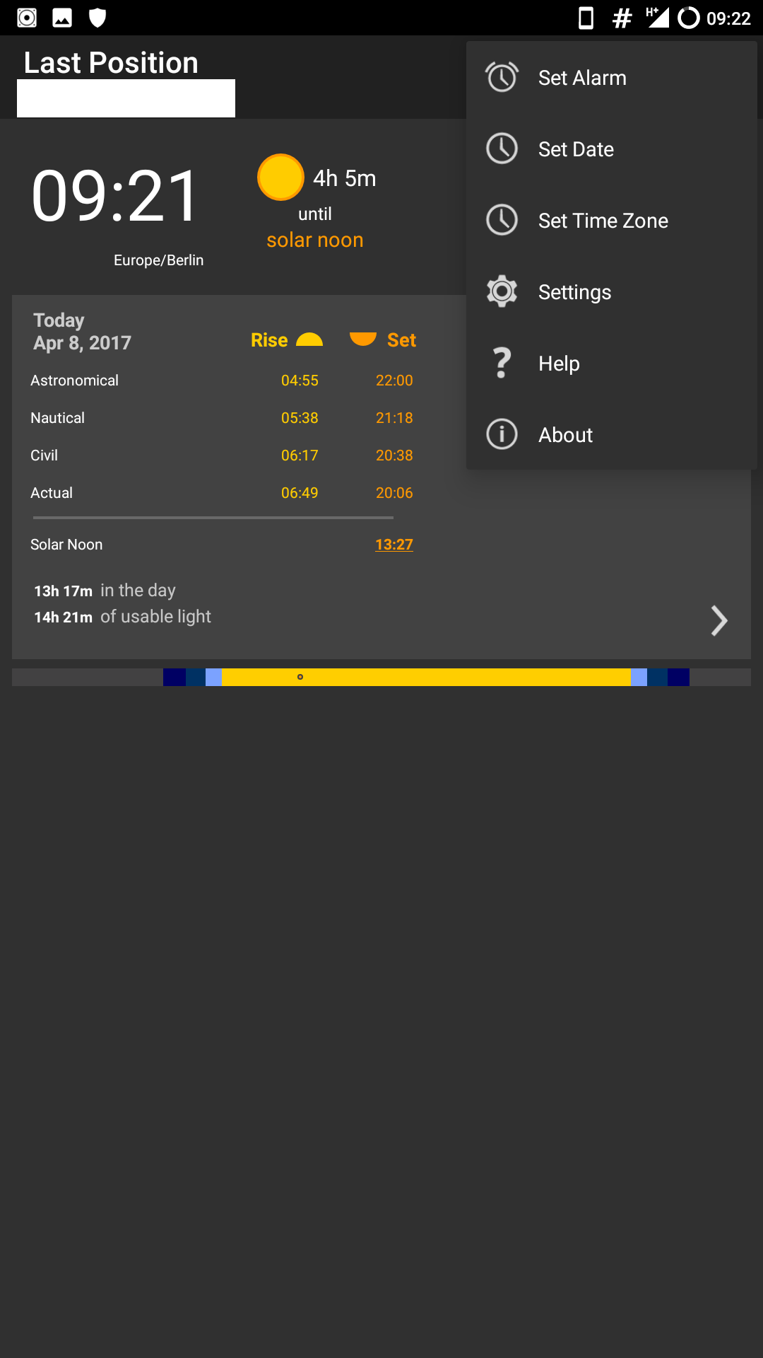 Android App Suntimes Zeigt Zeiten Von Sonnenaufgang Und Sonnenuntergang Android App Suntimes Zeigt Zeiten Von Sonnenaufgang Und Sonnenuntergang