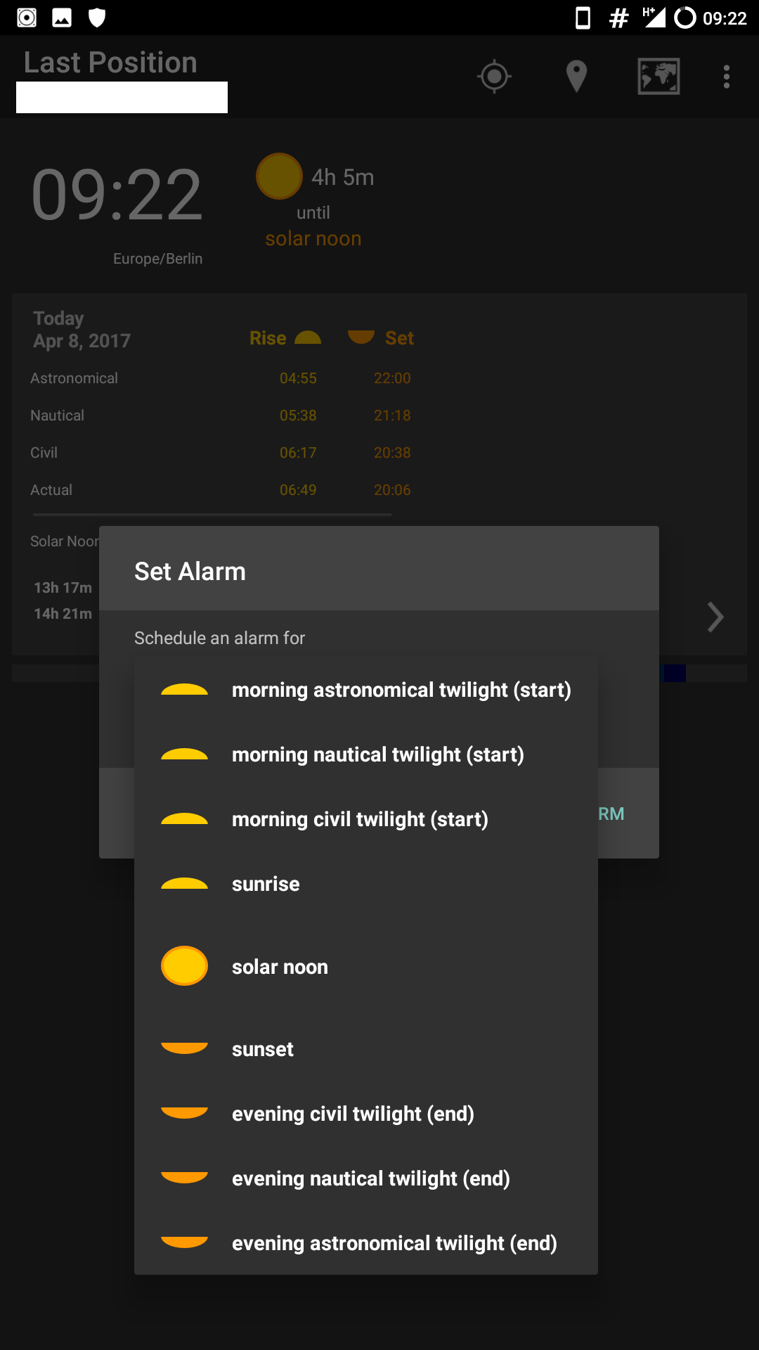 Android App Suntimes Zeigt Zeiten Von Sonnenaufgang Und Sonnenuntergang Android App Suntimes Zeigt Zeiten Von Sonnenaufgang Und Sonnenuntergang